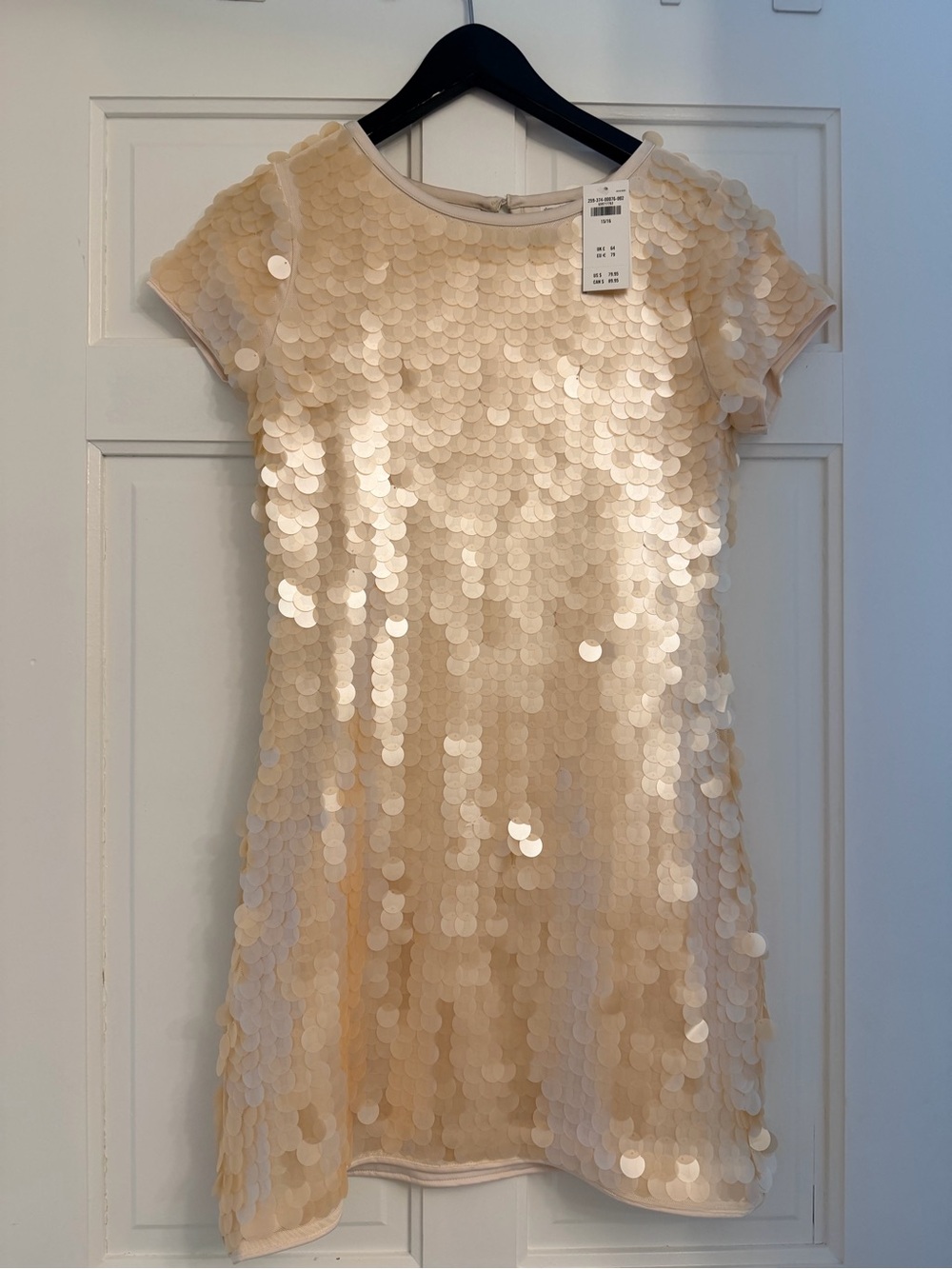 Abercrombie & Fitch Girls' Sequin Dress - Champagne Gold